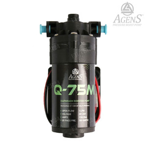 아겐스펌프 Q-75M 소형 1/4 니쁠형 DC24V 분당 1L [석션자흡가능]